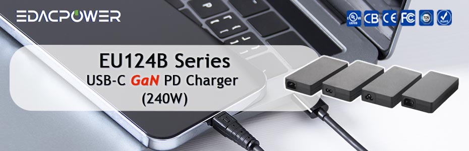 New Product: 240W USB-C GaN PD Charger - EU124B Series